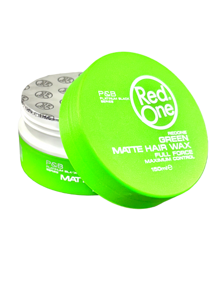 Red One Full Force Matte Hair Wax Green - 150ml