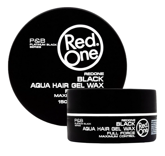 Red One Full Force Aqua Hair Gel Wax Black - 150ml