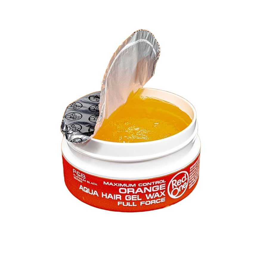 Red One Full Force Aqua Hair Gel Wax Orange - 150ml