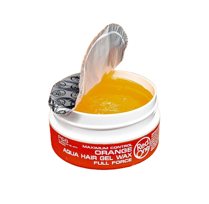Red One Full Force Aqua Hair Gel Wax Orange - 150ml